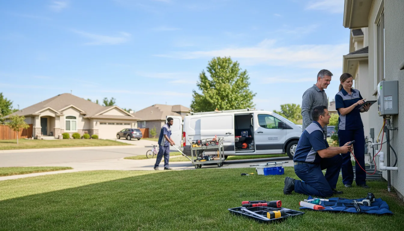 Tankless water heater service in Worcester, PA